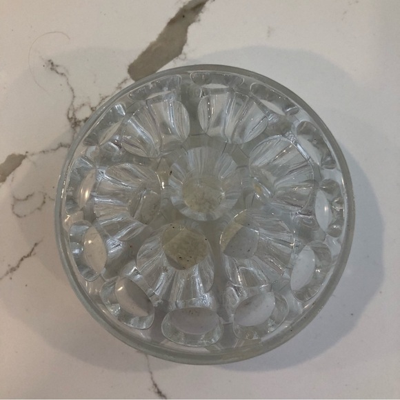 Bohemia  crystal glass floral arranger - Picture 4 of 4